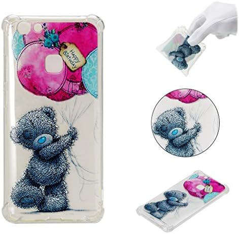 VIVO V7 Plus Case, LYO [Gray Bear] Slim Thin Rubber Shock-Absorption Bumper Case Flexible Soft Silicone Gel TPU Protective Anti-Scratch Back Cover for VIVO V7 Plus/VIVO Y79 5.99 Inch