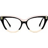Zeelool Readers Stylish Acetate Cat Eye Reading Glasses for Women with Standard Anti-Reflective Coating Cascata ZOA01858-02