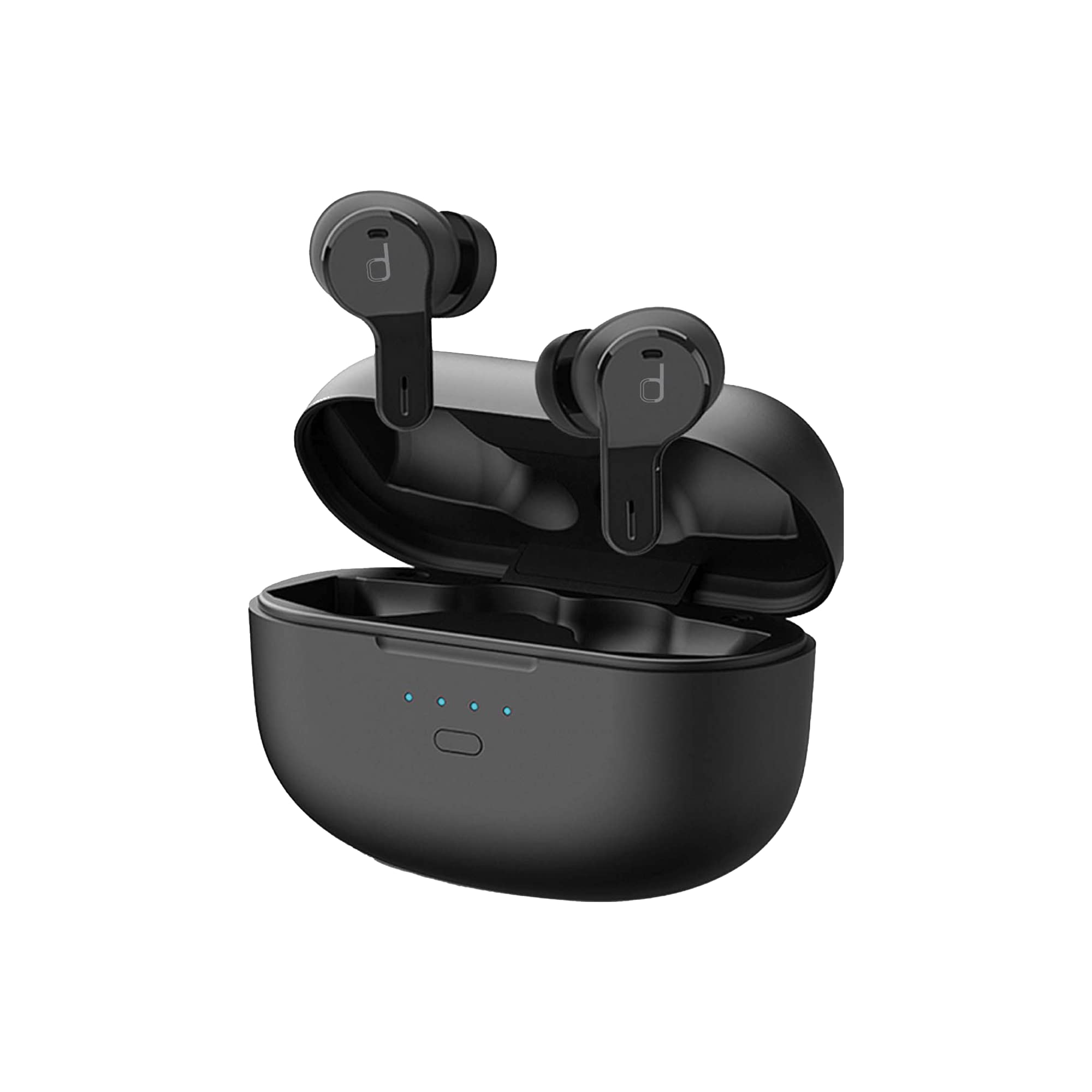 Divacore - OMyGoat Wireless Earphones - Adaptive Noise Reduction - -35dB - 30h of freedom - 2 Sources - 4 EQs (Black)