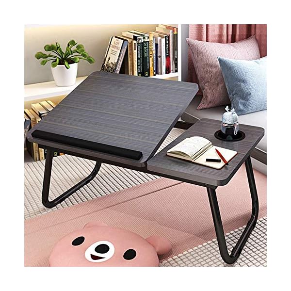 Laptop-Table-Foldable-Lap-Desk-Stand-Adjustable-Laptop-Table-for-Bed-Notebook-Desk-Portable-Notebook-Bed-Tray-Multifunction-Lap-Tablet-with-Cup-Holder Mnkyer Laptop Table Foldable Lap Desk Stand, Adjustable Laptop Table for Bed Notebook Desk Portable Notebook Bed Tray…