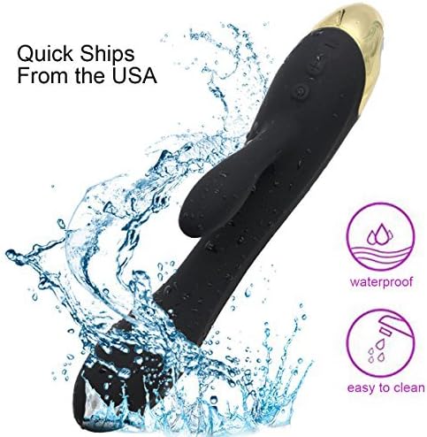2TUO Dual-Motor Vibes Massage-Waterproof Powerful Personal Health Hand Grips Vibrator-Wireless Medical Silicone Smoothing for Women Men Full Body-Hiking, Camping and Gymnastics Sports Recovery-Black