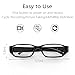Sappywoon Spy Hidden Camera Eyeglasses - Fashion Loop Video Recorder Portable Security Cam