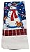 Home Concepts Snowman Printed Kitchen Towels - 4 Assorted Christmas Designs - 15 x25 inches