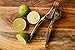 VITAUS Lime Press – Lemon Squeezer – Citrus Juicer, Premium Quality High, Stainless Steel, Convenient Hand Juicer, Silver Colour (2.4 x 1.8 x 8.4 inch) - Black Friday Discount