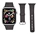 Apple Watch Band, iitee Glitter Bling Replacement Leather Bracelet for Apple Watch Series 3 Series 1 Series 2(Black 38mm)
