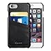 iPhone 8 Case,iPhone 7 Case, Benuo [Card Slot Vintage Series] Genuine Leather Soft Leather Case, 2 Card Slots, Ultra Slim Leather Case Back Cover for Regular iPhone 8/iPhone 7/Special Edition(Black)