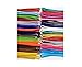 Multi-color Random Mix, Plastic Luggage Tag Loops, 6 Inch, 100/pk (Aka Worm Loops)
