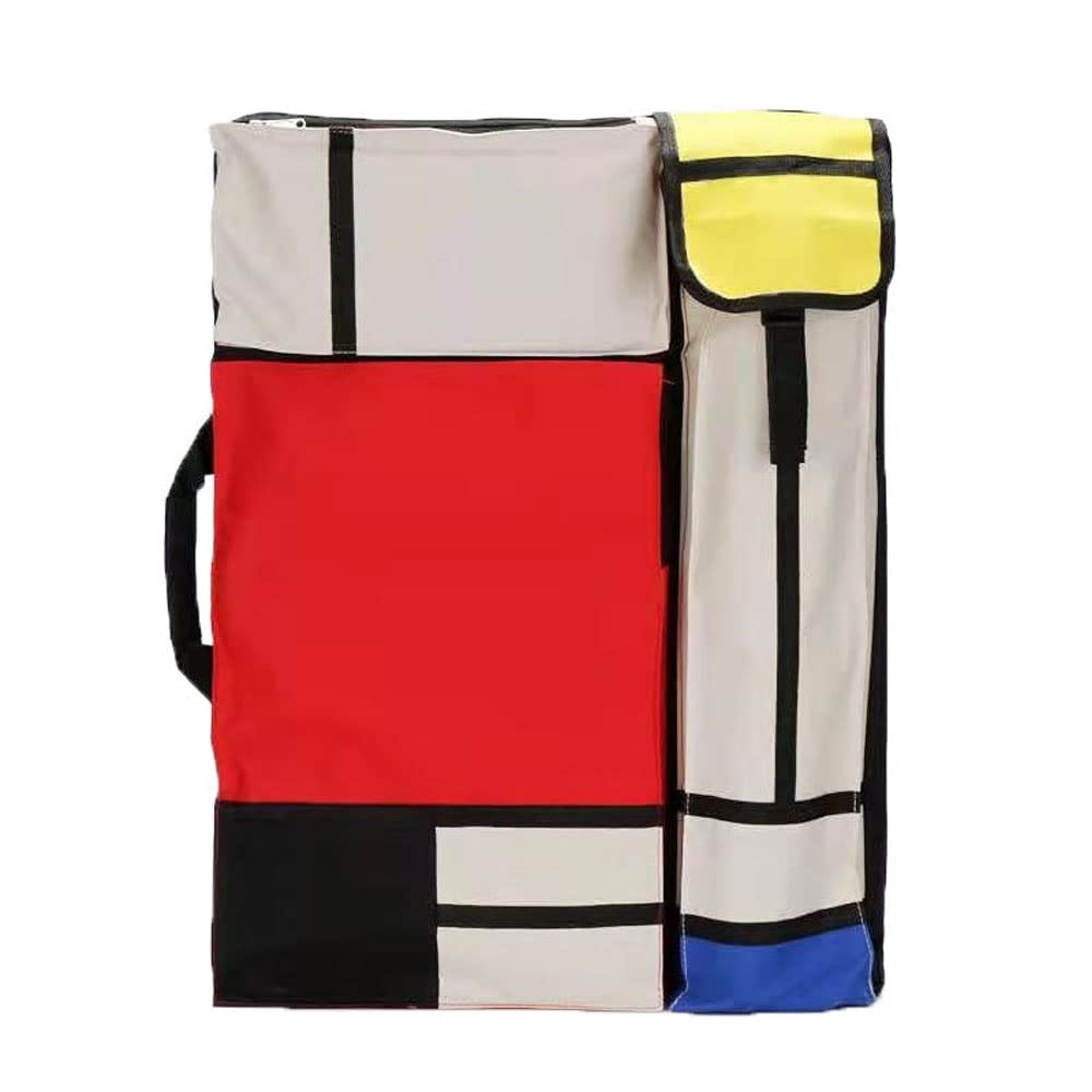 DZOZO A2 Art Portfolio Case Painting Drawing Board Storage Bag Portable Artwork Storage Drawing Board Carrying Bag Artist Portfolio Backpack Tote Bag Art Work Carrying Case
