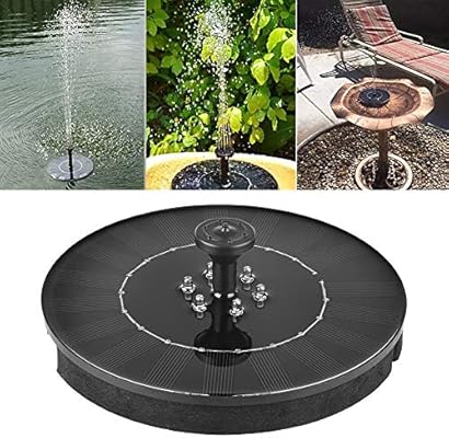 Solar Fountain Pump 2 4w Led Solar Garden Water Fountain Panel Birdbath Floating Fountain Pump For Birdbaths Or Ponds Garden Night Light Amazon Com Au Lawn Garden