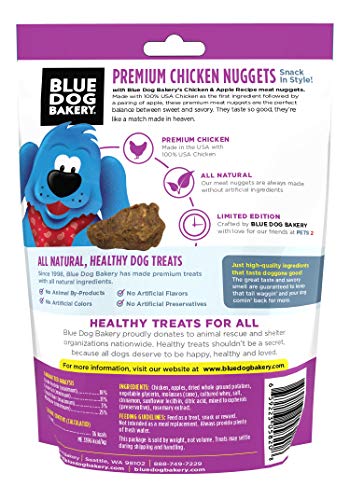 Blue Dog Bakery Natural Dog Treats, USA Premium Meat Snacks