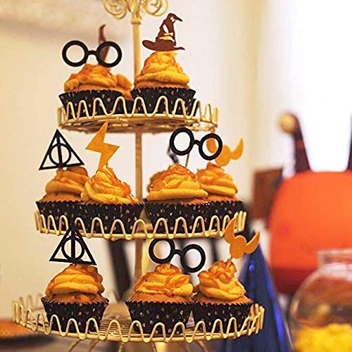 Wizard Theme Party Supplies Decorations Cupcake Toppers Harry