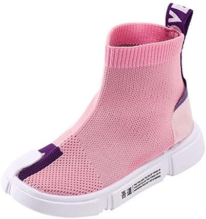 Dainzuy Toddler Baby Boys Girls Mesh Boots Sport Sneakers Socks Shoes
