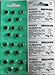 Sony Watch Batteries 377 SR626SW 1.55v Silver Oxide pack of 100 Batteries