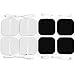 AUVON TENS Unit Electrodes Pads 2X2 8 Pcs, 2nd Gen Latex-Free Replacement Pads Electrode Patches with Upgraded Self-Stick Performance and Non-Irritating Design for Electrotherapy