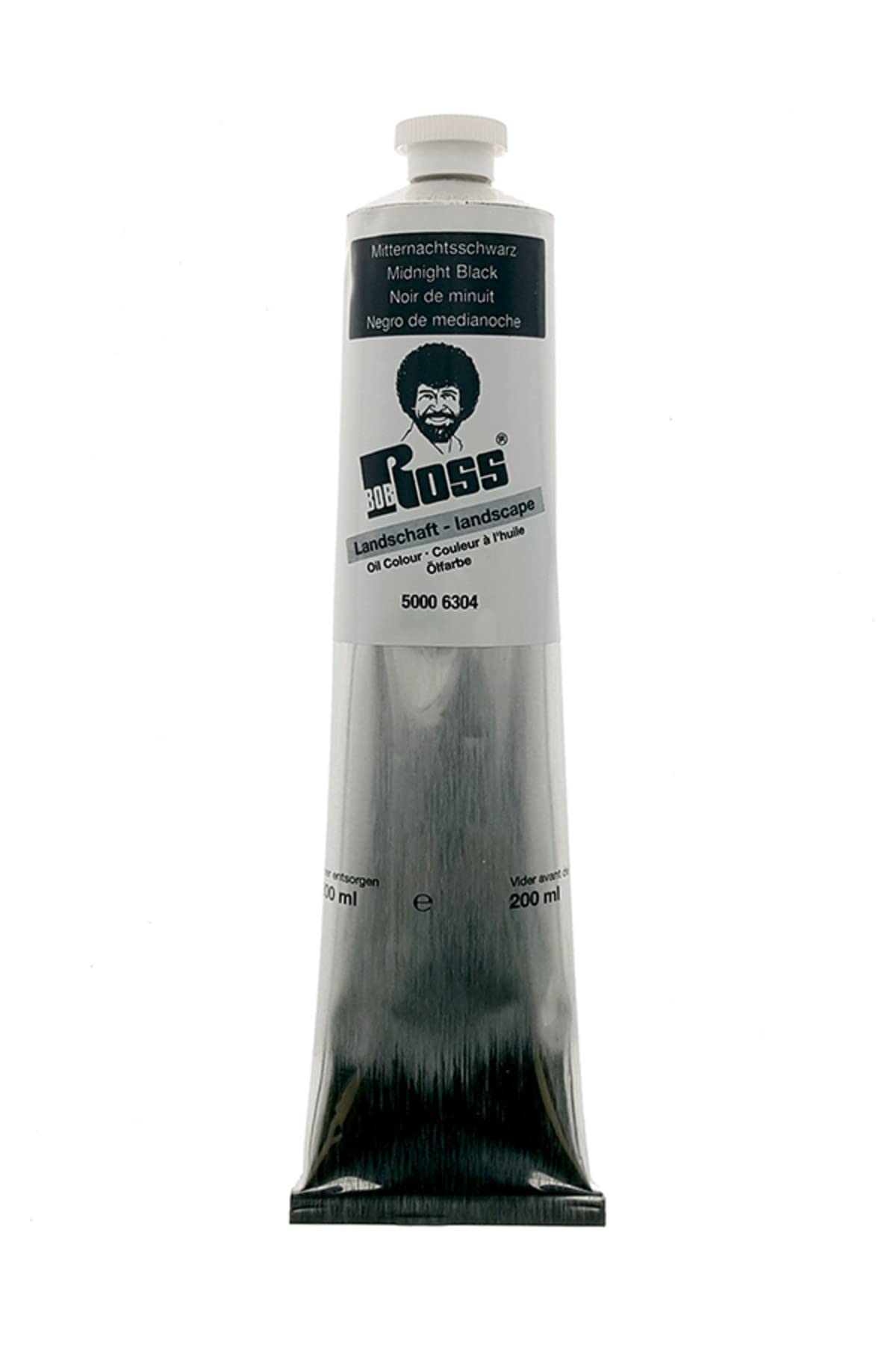Bob Ross Landscape Oil Paints 200ml Midnight Black