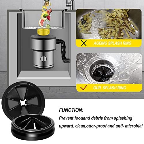 Sink Baffle Garbage Disposal Splash Guards Replacement for Evolution Series Drain Plugs Quiet