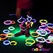 Glow Sticks Necklaces Party Pack - Bulk 50 Stick - Long Extra Bright Glow In The Dark Party Supplies - 22