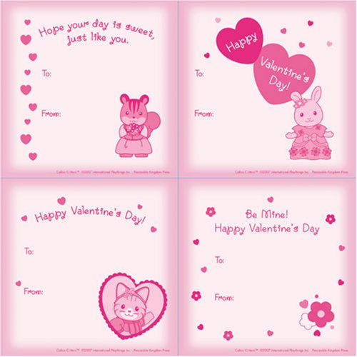 calico critters valentine