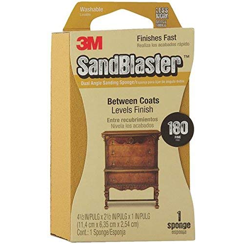 3M 9564 180 Grit SandBlaster Detail Sanding Sponge