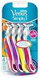 Gillette Venus Simply 3 Women's Disposable Razors - 4 Pack