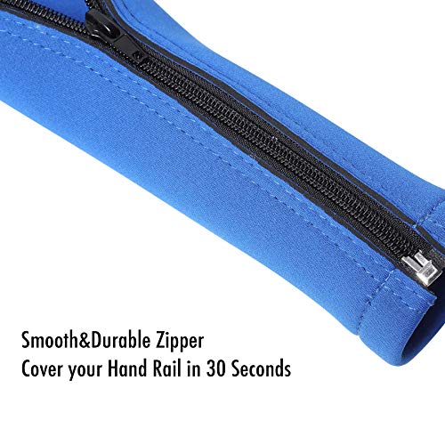 Mardili Swimming Pool Hand Rail Grip Cover, 4 feet, Blue, A Pair