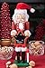 Clever Creations Traditional Christmas Wooden Santa Claus Blackboard Nutcracker 15