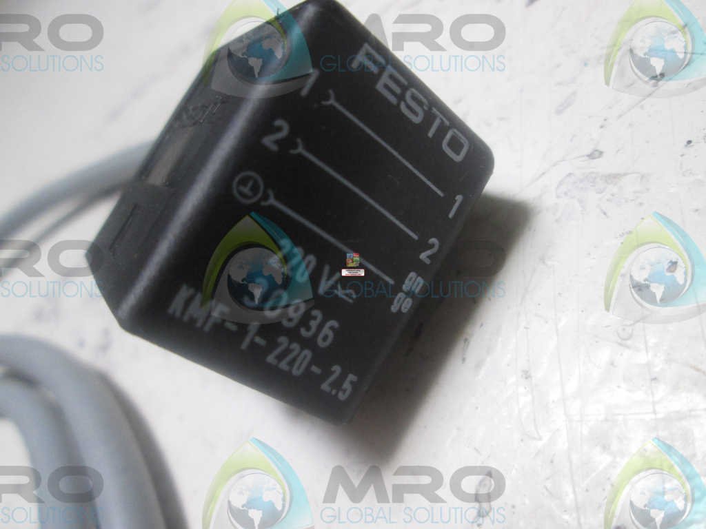 Festo 30936 Model KMF-1-230AC-2.5 Plug Socket With Cable - Image 3