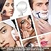 Gotofine 1X & 7X Magnifying Double Sided Makeup Mirror, Magnification Cosmetic Mirror with 360 Degree Rotation - Clear & Transparent
