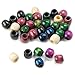 Darice 110 Piece Wood Pony Beads, 11 by 12