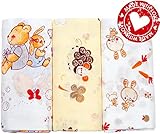 Premium 100% Organic Cotton Baby Swaddling Receiving Blankets Newborn Girl Boy Set 3. Large Light Baby Swaddle blankets Made in Europe. Big Size 37