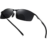 laureles Vintage Mens Night Vision Sports Sunglasses Readers Metal Frame Driving Bifocal Reading Glasses Goggles