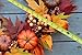 ZNFSZ Woodbury Pumpkin Harvest Silk Fall Front Door Wreath, 22 Inches, Beautiful White Gift Box Included