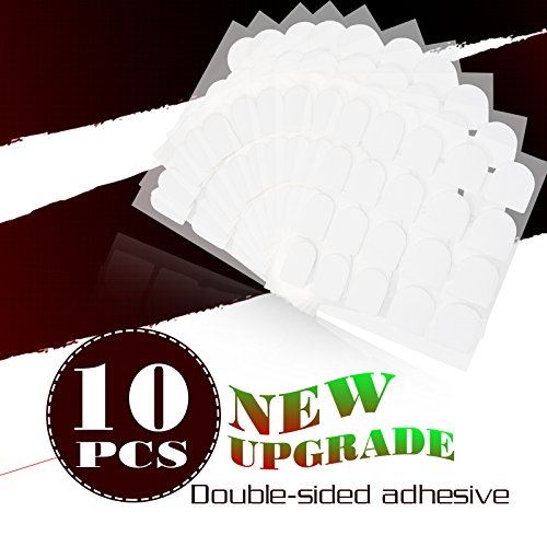 Perfect Summer Brand 10 Sheets False Nail Tips Adhesive Glue Double Sided Short Time Adhesive Nail Tabs for Arcylic Artificial Fake Nails