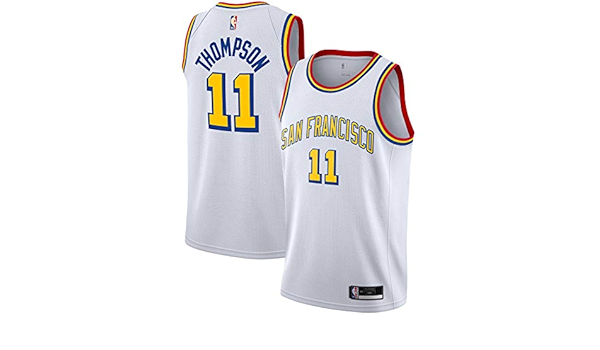 klay thompson white jersey