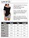 Locryz Womens Sexy Off Shoulder Slim Fit Summer T-Shirts Tops Black Medium