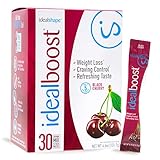 IdealBoost, Weight Loss Drink Mix Packets, Black Cherry, w/ Hunger Blocking and Energy Blends, 30 Servingsâ€¦