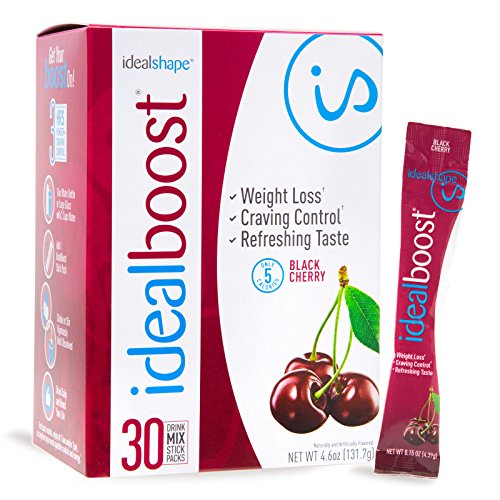 IdealBoost, Weight Loss Drink Mix Packets, Black Cherry, w/ Hunger Blocking and Energy Blends, 30 Servings… IdealBoost, Weight Loss Drink Mix Packets, Black Cherry, w/ Hunger Blocking and Energy Blends, 30 Servings…