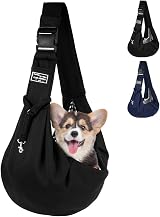 Adiwo Puppy Carrier Reversible Hands-Free Dog Sling for Small Medium Dogs view 9