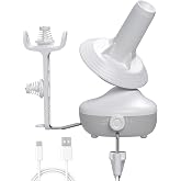 Etcokei Yarn Winder Electric, Auto Compact Cake Winding for Knitting Lovers | Perfect Yarn Organizer with Strong Tension &amp; Adjustable Speed, Efficient Large Capacity Yarn Ball Spinner for Crafters, White