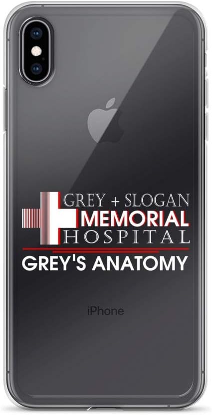 iPhone XR Pure Clear Case Transparent Cases Cover Grey Sloan Memorial Hospital Anatomy Crystal Clear