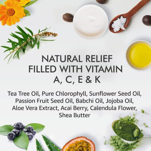 Chlorophyll Clear Tea Tree Oil for Acne Cream & Chlorophyll Cream (2oz