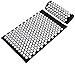 BalanceFrom Acupressure Mat and Pillow Set for Back and Neck Pain Relief and Muscle Relaxation Massage