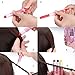 Kyerivs Hair Chalk Hair Pastels 6 Color Metallic Glitter Temporary Hair Color, No Mess, Built in Sealant, Works on All Hair Colors