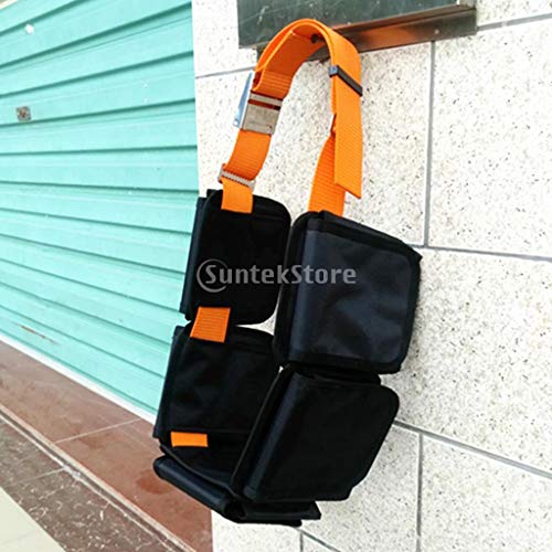Heavy Duty 59" Scuba Diving Free Diving Spearfishing 5 Pocket Weight Belt Webbing with Stainless Steel Buckle Gear Equipment