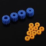 Elprico 26pcs Plastic Spindle Worm Gear Shaft Sleeve Set 2-4MM for RC Aircraft view 6