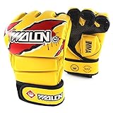 Cheerwing Boxing Gloves MMA UFC Sparring Grappling Fight Punch Mitts PU Leather Training Gloves