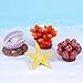 UEETEK 4 Pack Artificial Coral Plant Seastar Shell Decor Aquarium Reef Ornament Resin Crafts Decoration for Fish Tankthumb 3