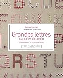 Grandes lettres au point de croix by