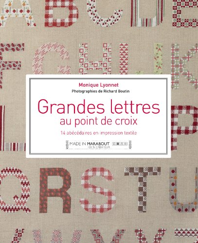 Grandes lettres au point de croix by (Product Bundle)