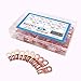 Seloky Copper Wire Lugs,64pcs Battery Cable Terminal Closed Ends Eyelets Tubular Ring Connectors Assortment Kit-10 Sizes
